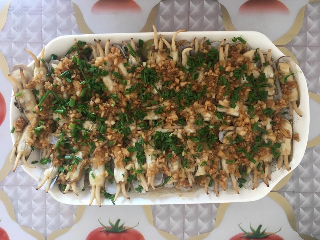 DIY蒜蓉粉丝蒸蛏子