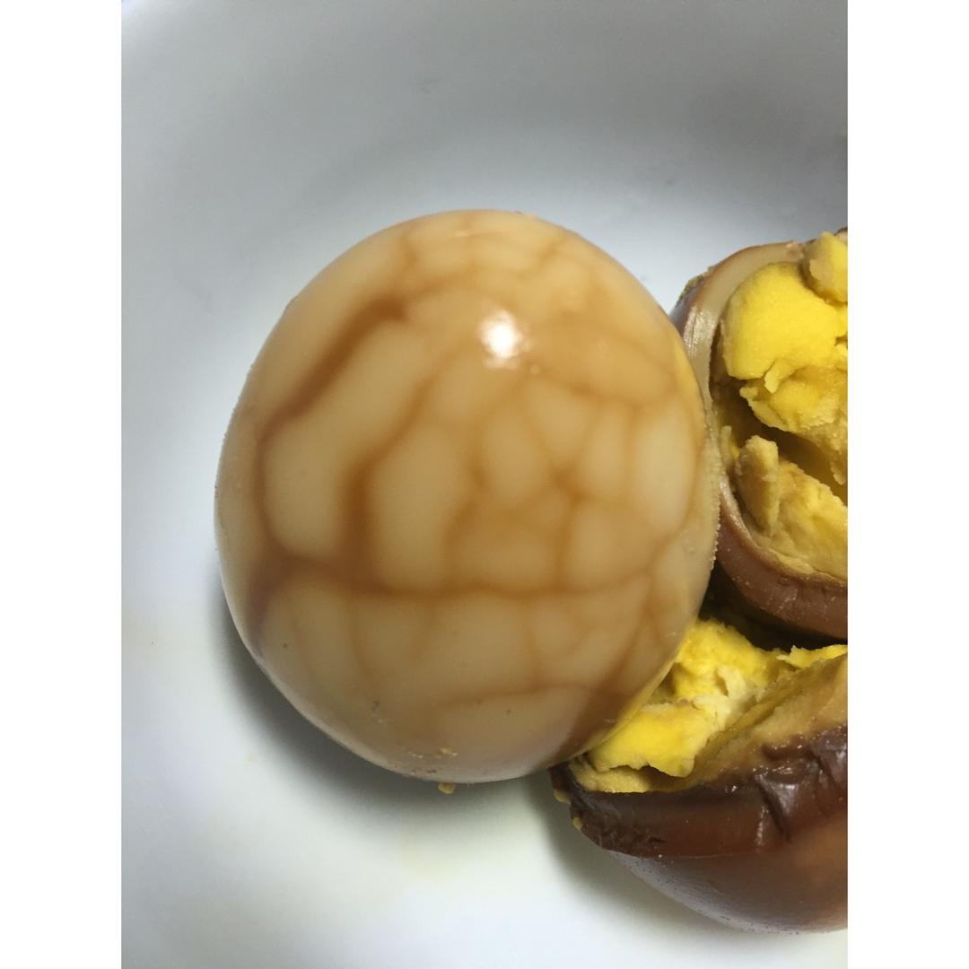 电饭煲煮五香茶叶蛋