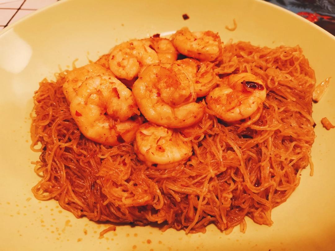 虾仁粉丝煲