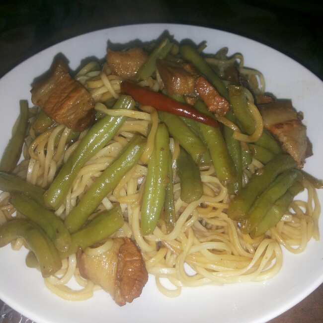 豆角焖面