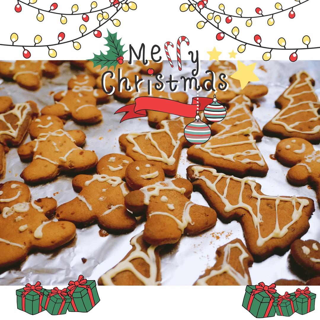 【圣诞】法式姜饼人饼干~姜糖饼干