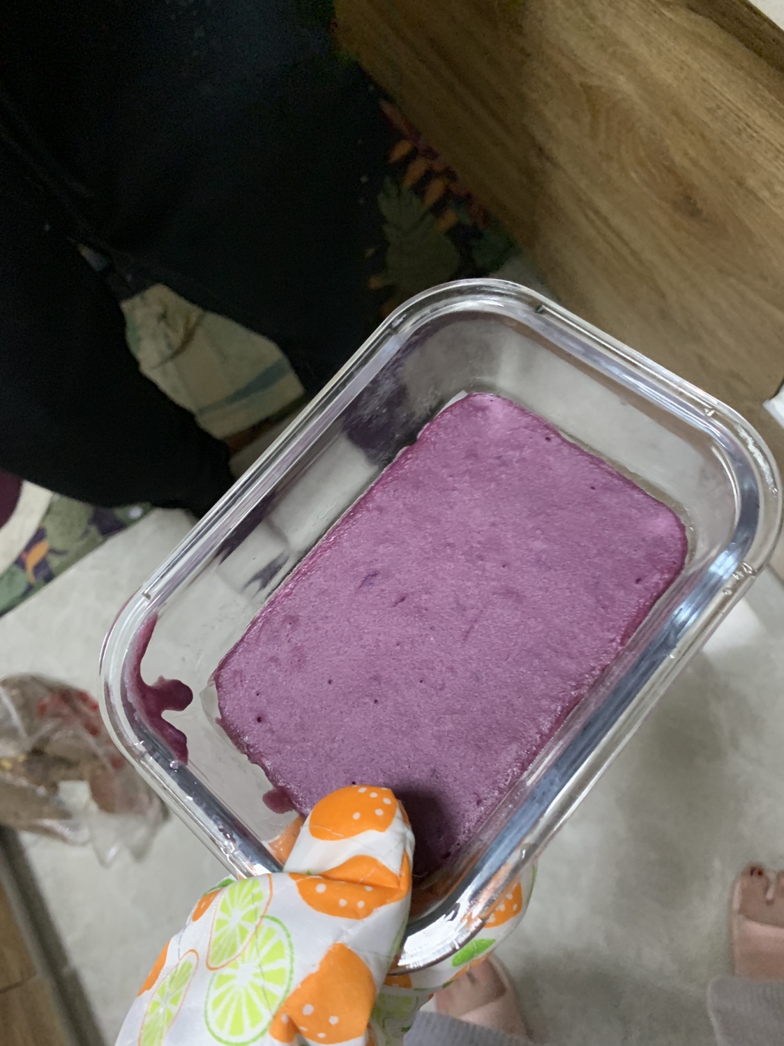 宝宝辅食：奶香紫薯蛋糕（7月龄+）的做法 步骤13