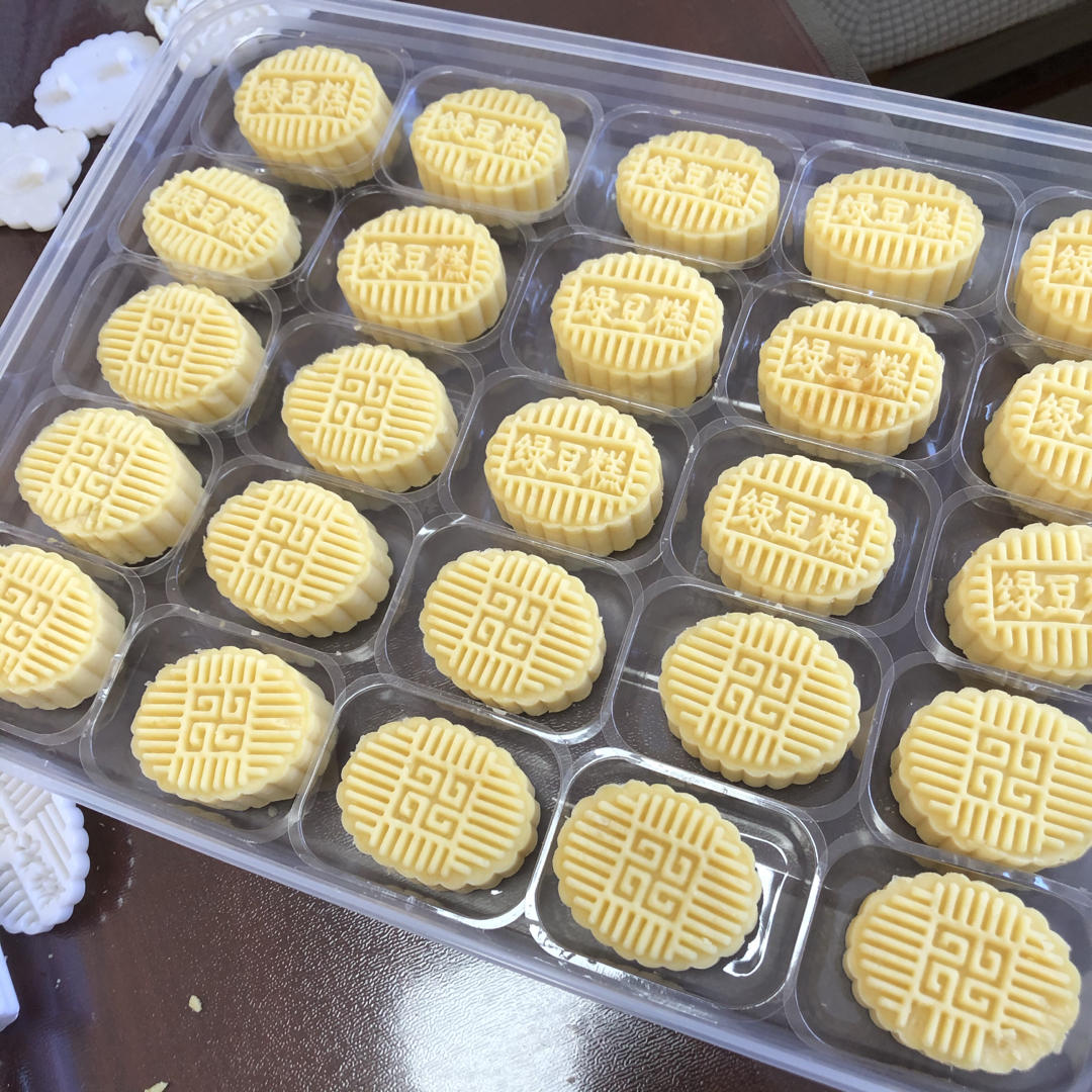 懒汉免炒绿豆沙(绿豆糕)