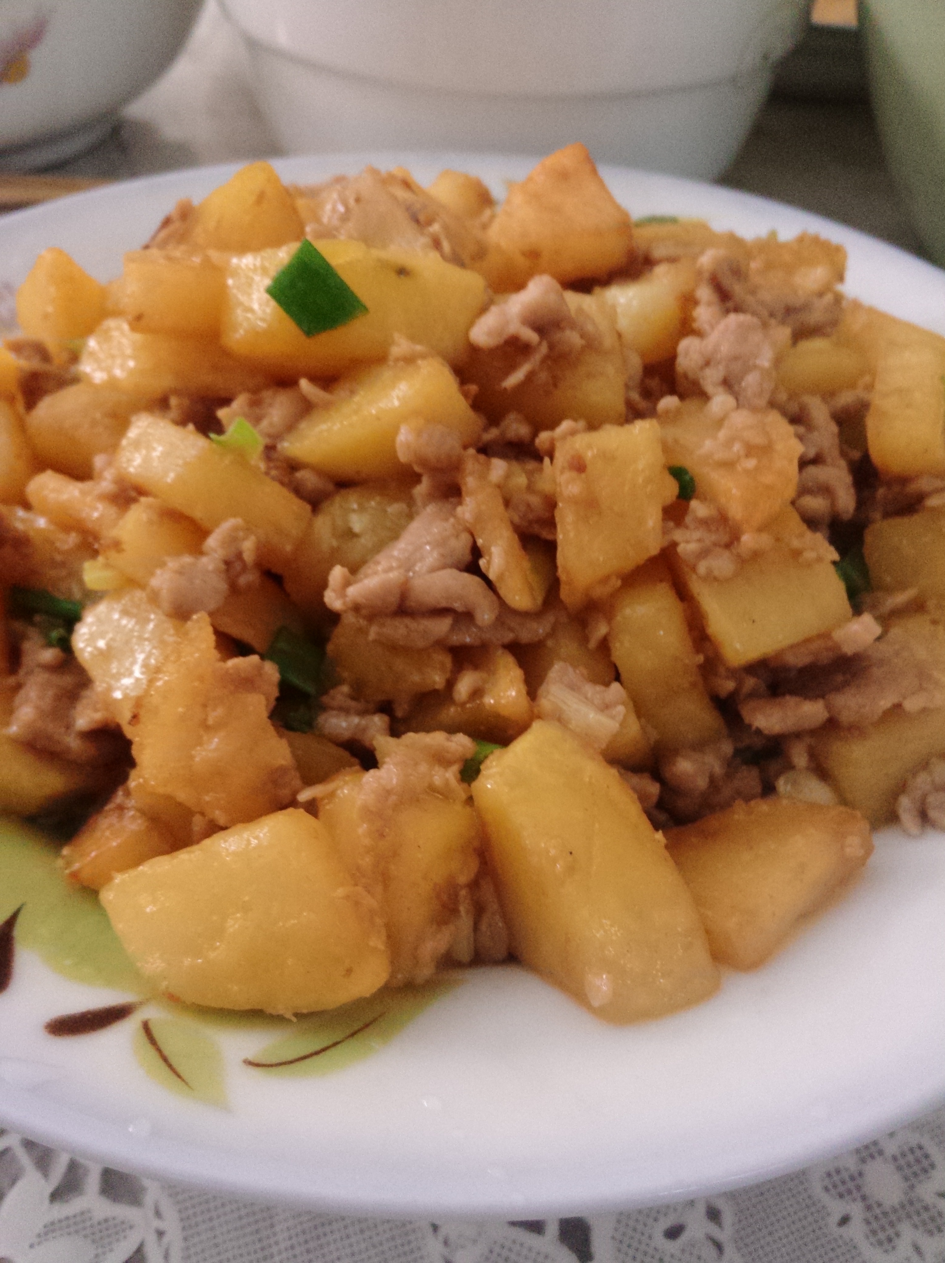 土豆肉末