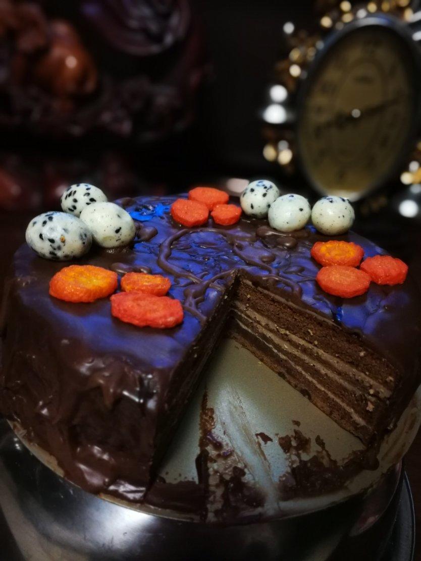 （视频菜谱）滴落巧克力蛋糕