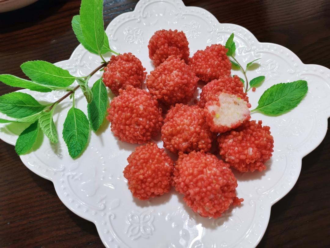 鸿运当头——荔枝虾球