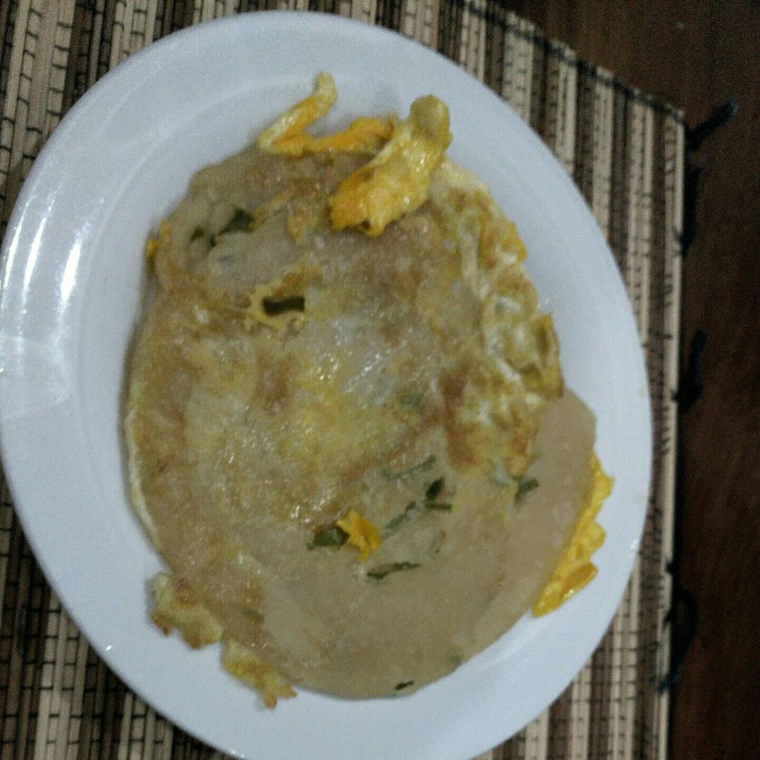 鸡蛋葱油饼                  （更新饼坯保存方法）