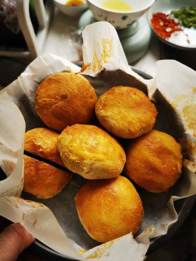 茹如不动做的堂妈小厨酥皮绿豆饼