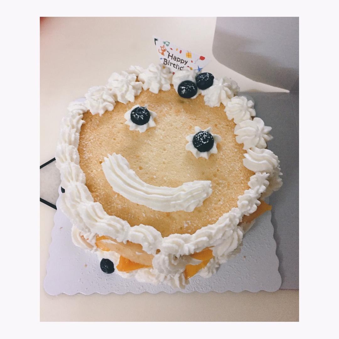 【零失败】不会裱花没关系的水果裸蛋糕 芒果裸蛋糕 完美戚风胚