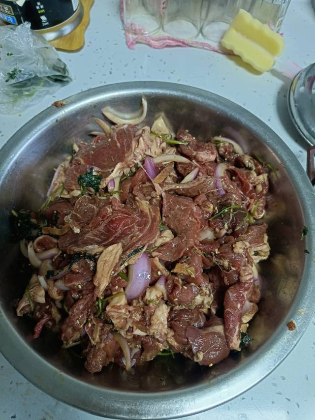 烤牛肉（拌牛肉）