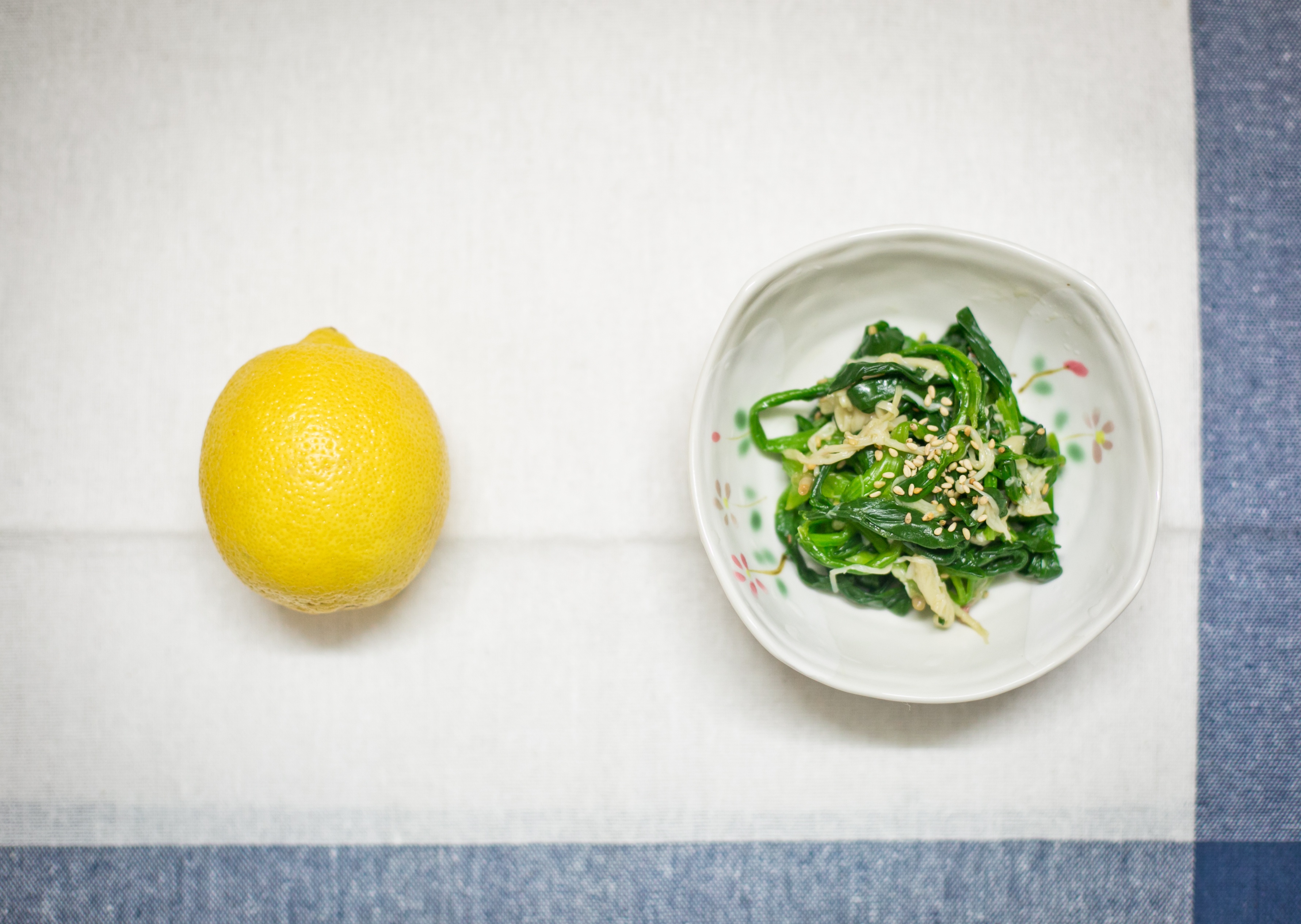 日式芝麻碎拌菠菜