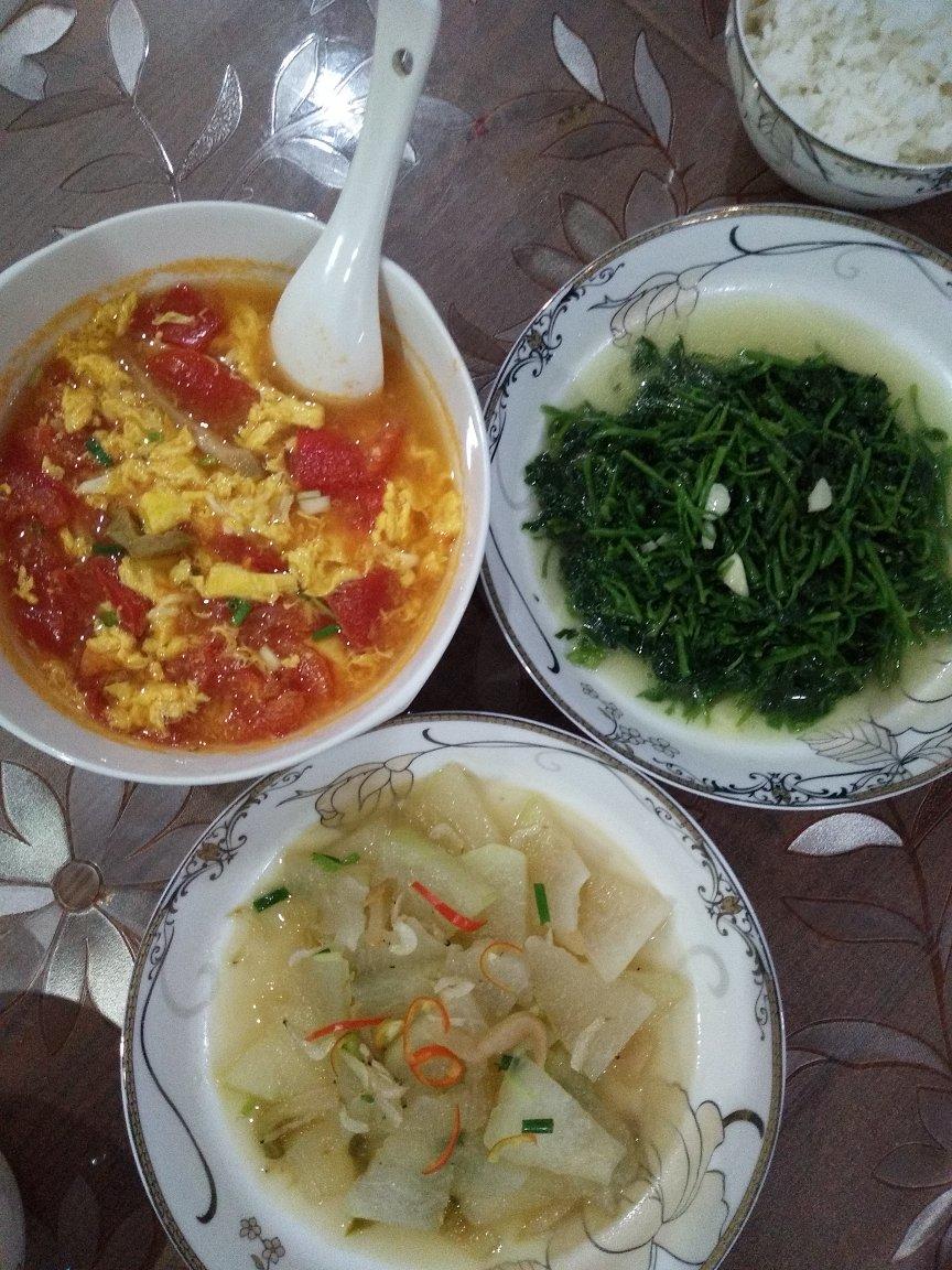 西红柿蛋汤（无油夏天必备）
