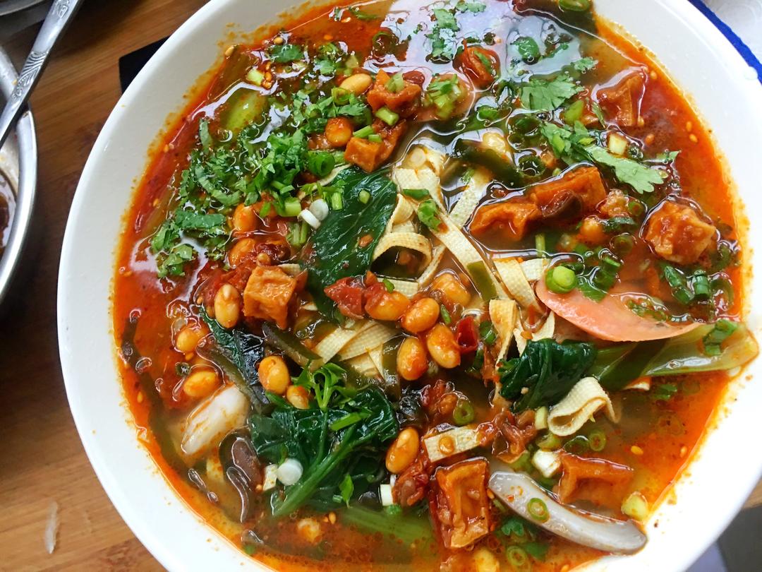 少油版摊位麻辣米线（内附红油版，只多一个步骤）