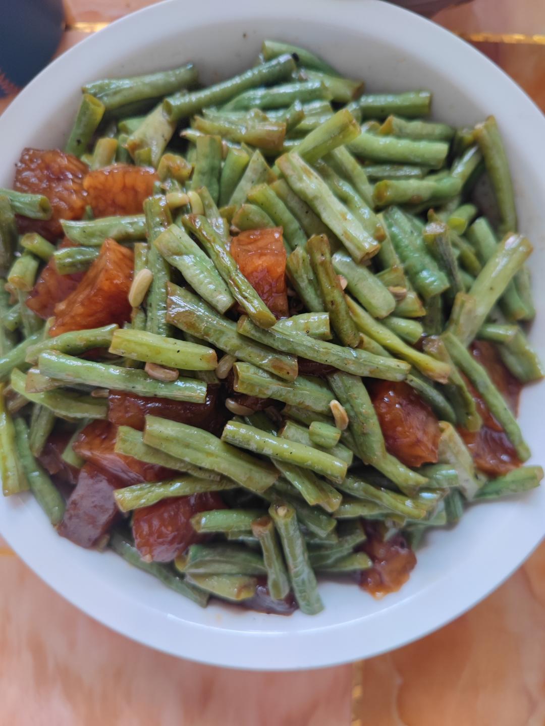 豆角皮渣炒肉