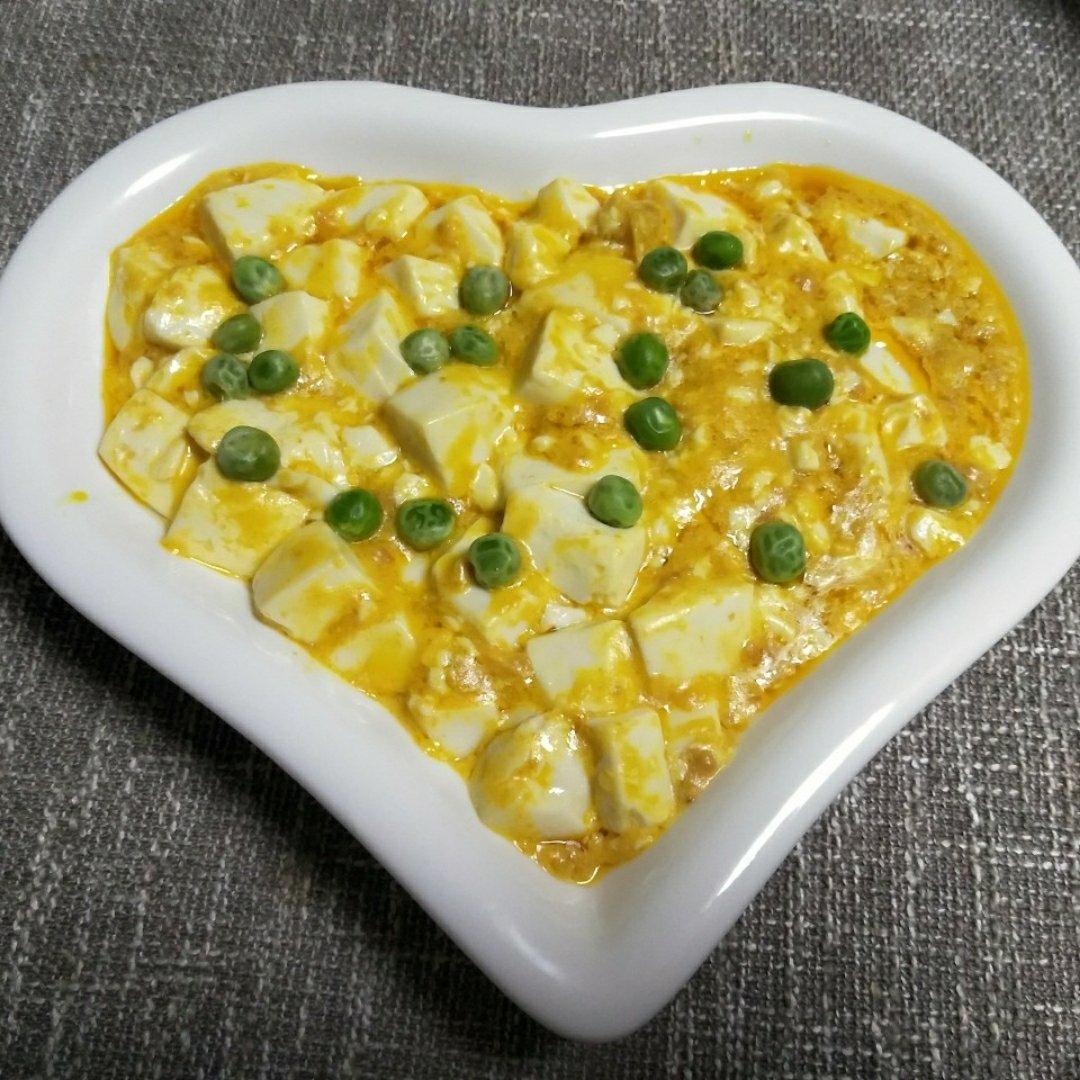 蟹黄豆腐（咸蛋黄版）