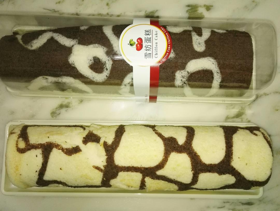 奶牛蛋糕卷+长颈鹿蛋糕卷