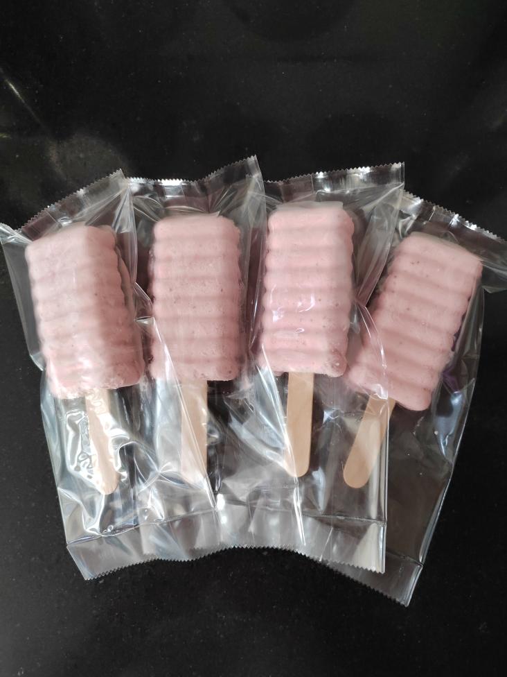 【菓子学校】草莓牛奶冰淇淋