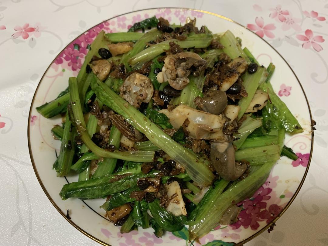 豆豉鲮鱼油麦菜