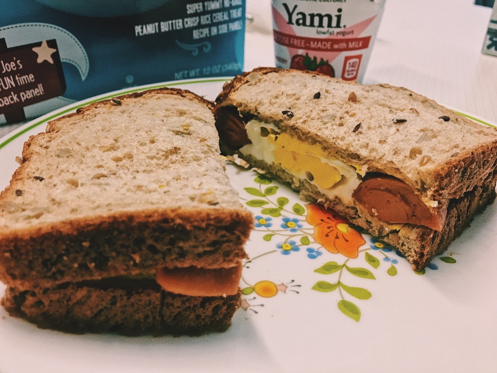 微波炉三明治🥪健康无油烟的做法