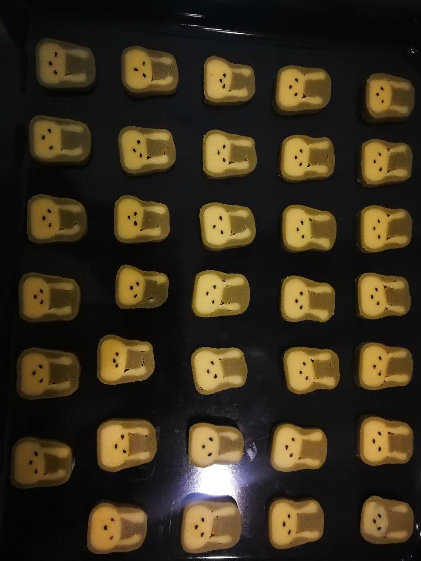 抹茶兔兔曲奇（比熊猫简单！超详细实物图+超良心手绘图）