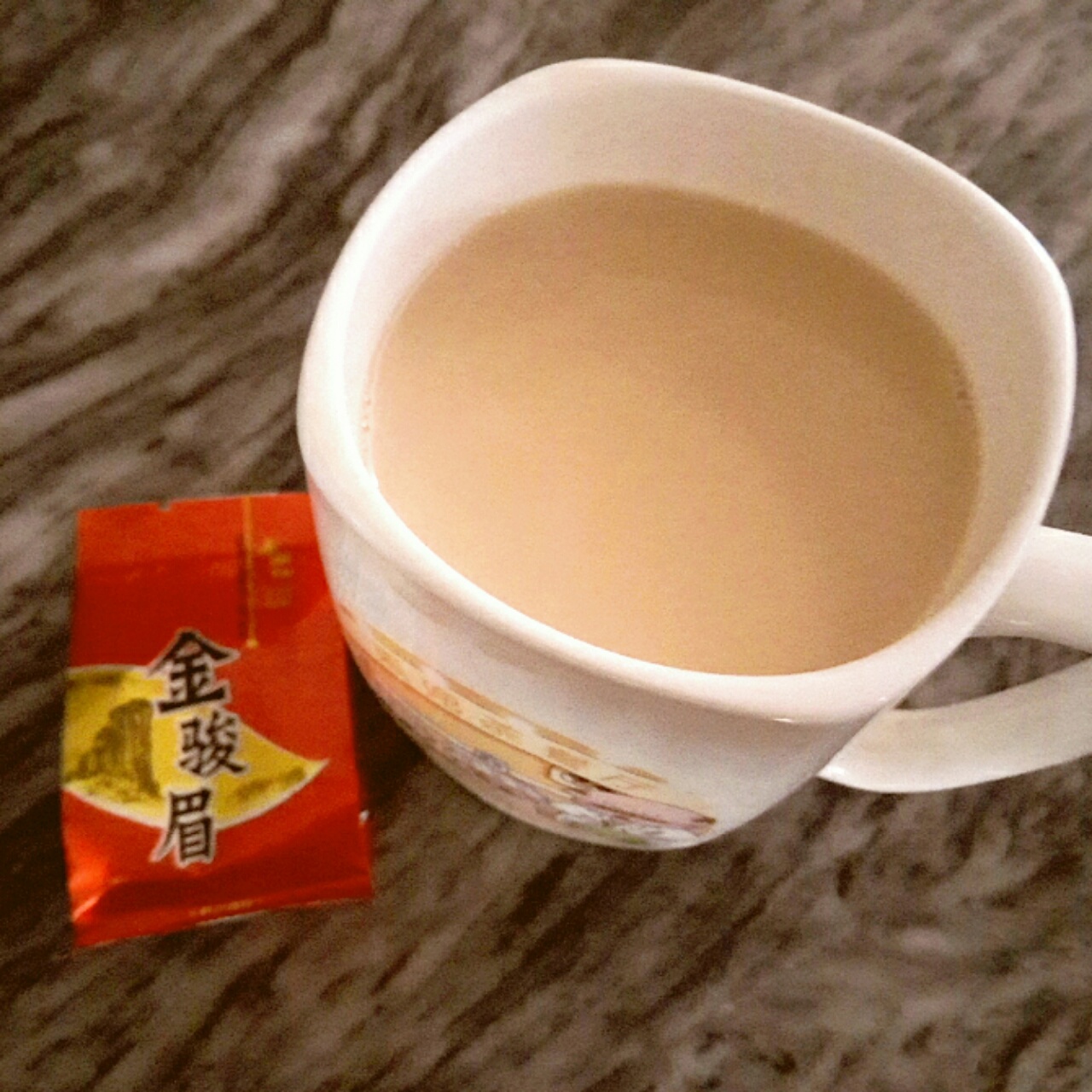 手煮奶茶