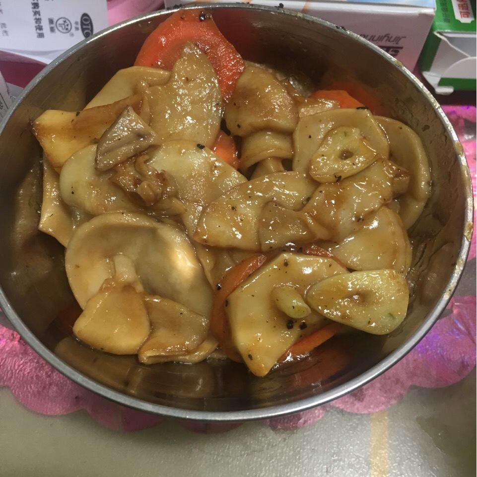 老丁的私房菜-美极杏鲍菇