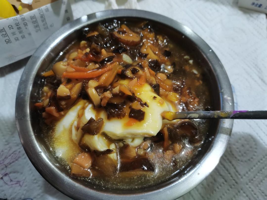 鲜香卤汁豆腐脑