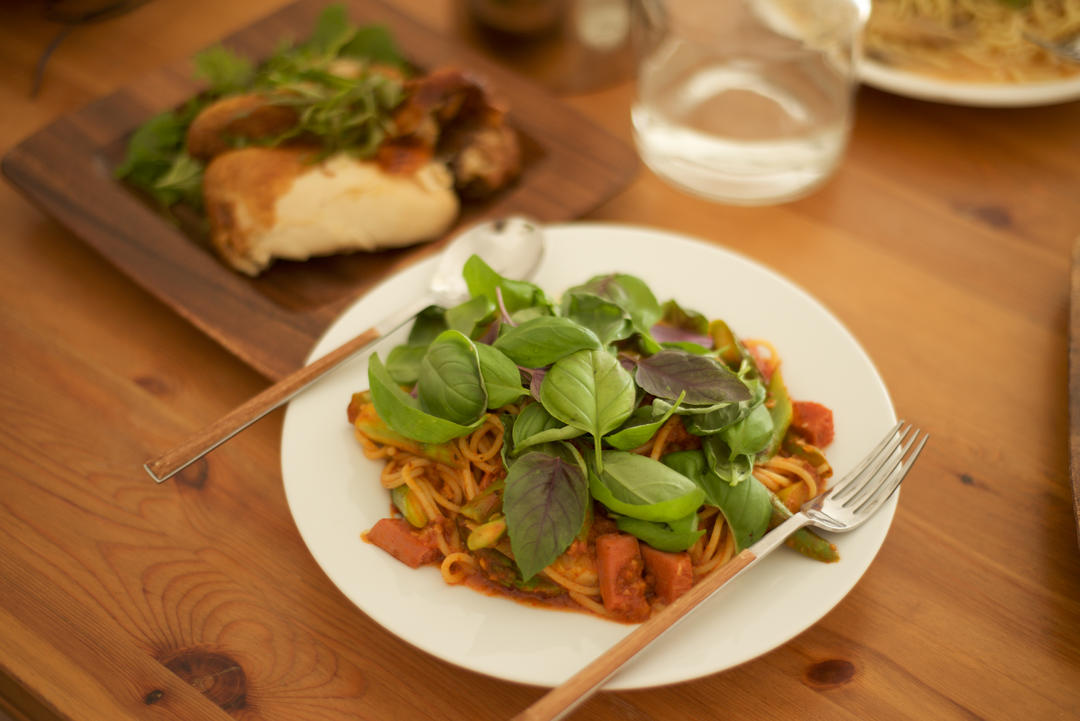 培根番茄意大利面