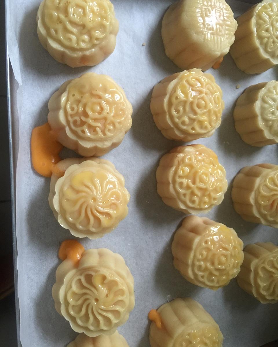 流心奶黄月饼（无吉士粉/转化糖浆版本）【曼食慢语】