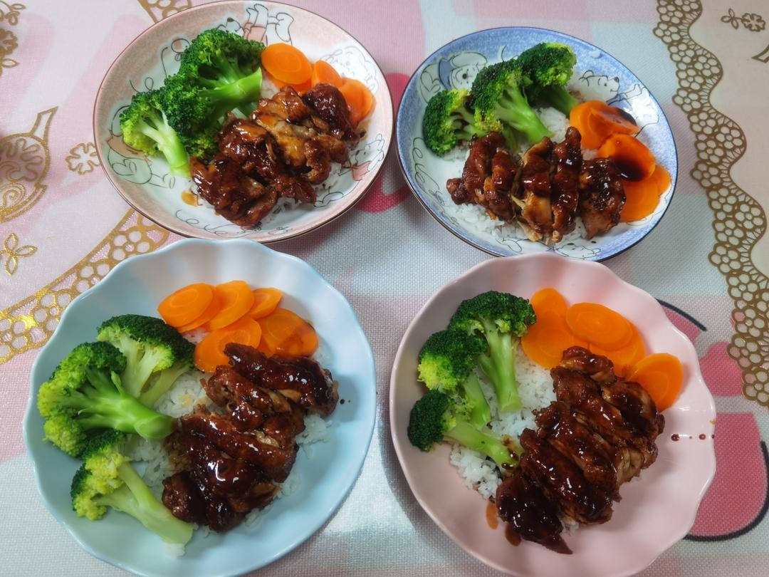 照烧鸡腿饭
