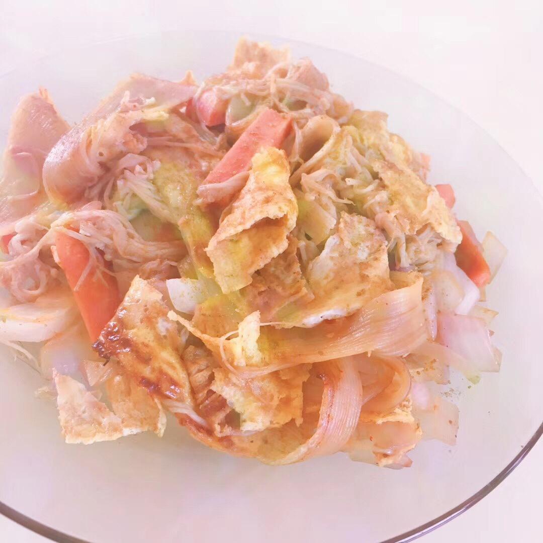 街头烤冷面
