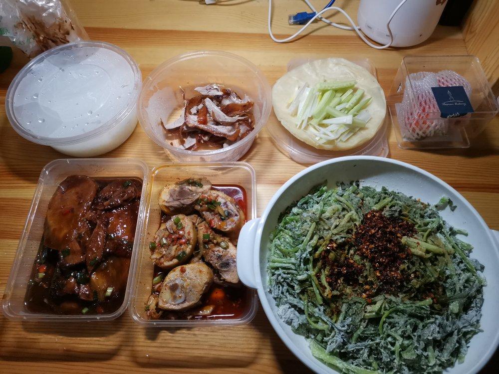 微波炉版蒸菜