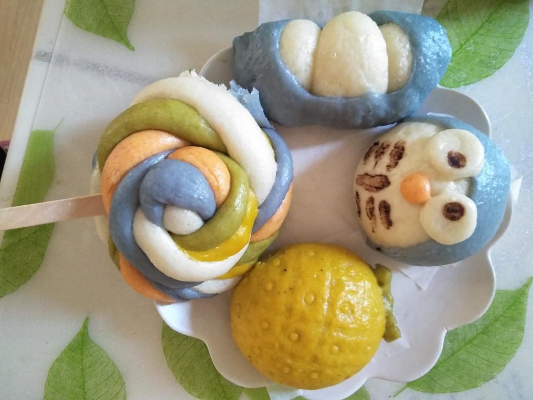 卡通馒头的做法