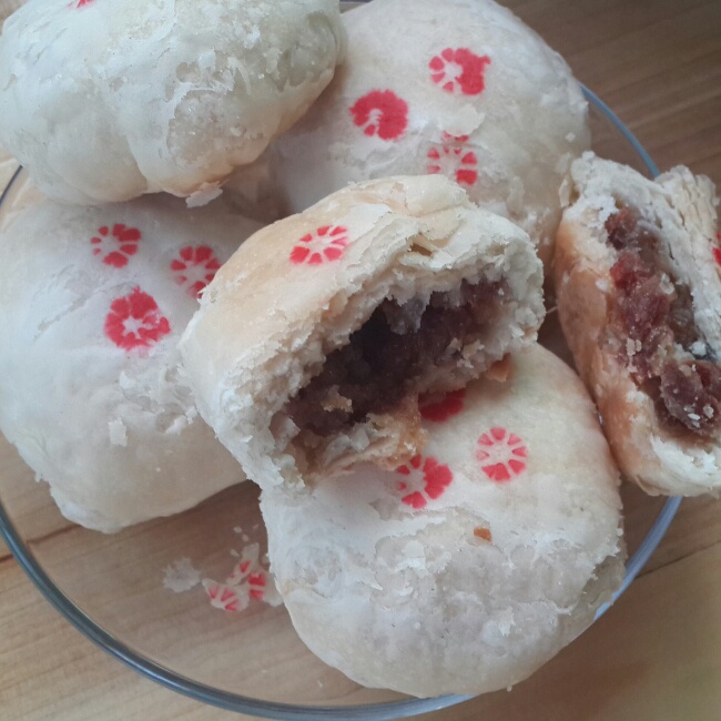 白酥皮云腿月饼