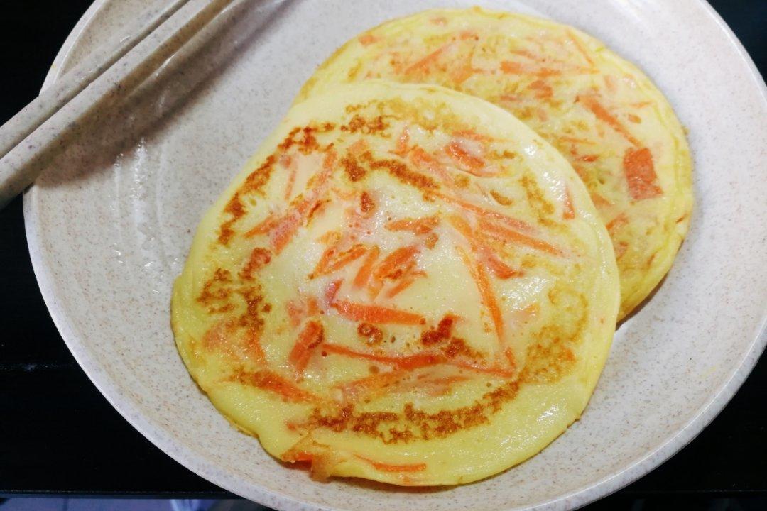 胡萝卜鸡蛋饼