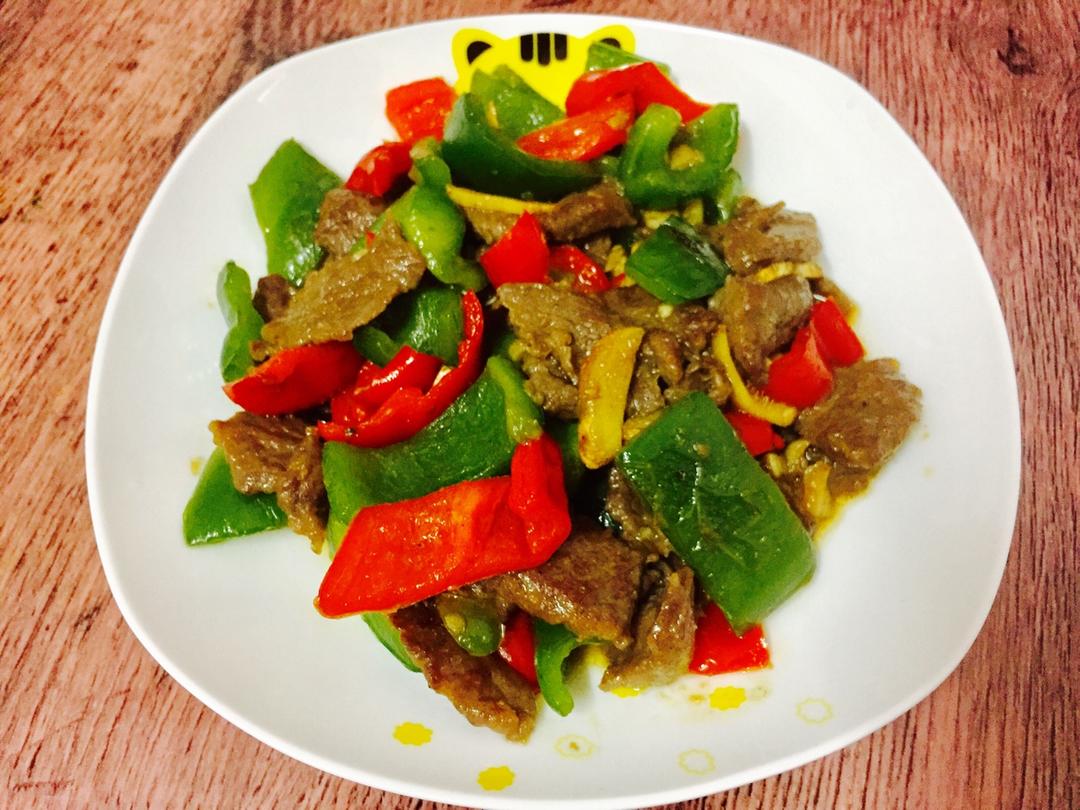 青椒炒牛肉