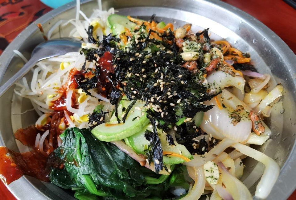 家庭版 简易 石锅/铁锅 韩式拌饭