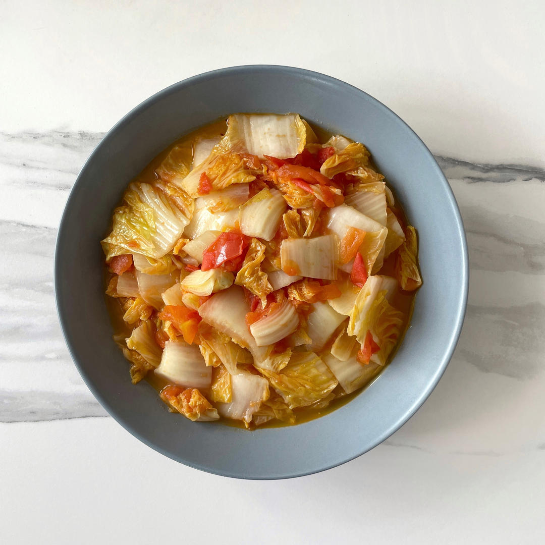 茄汁浓郁超下饭的番茄娃娃菜❗️