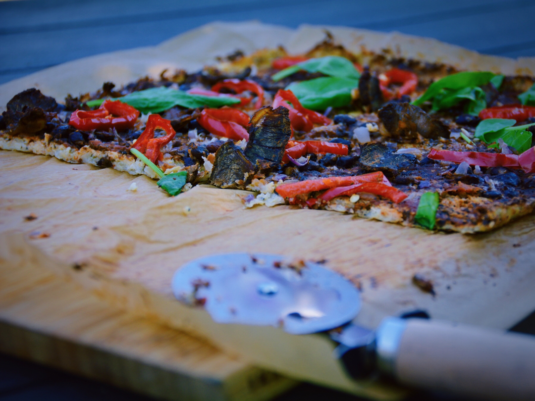 无面粉低热量的「花椰菜Pizza」