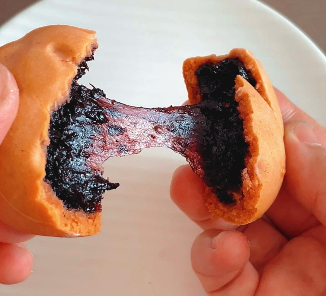 提拉米苏焦糖麻薯可可奶酥月饼｜一口沦陷｜曲奇口感｜香酥掉渣