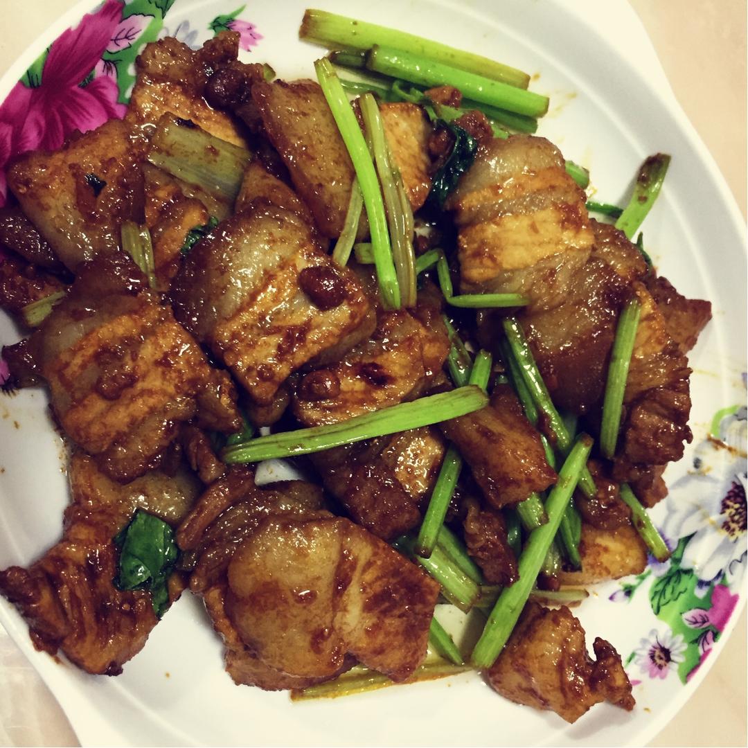 生炒五花肉