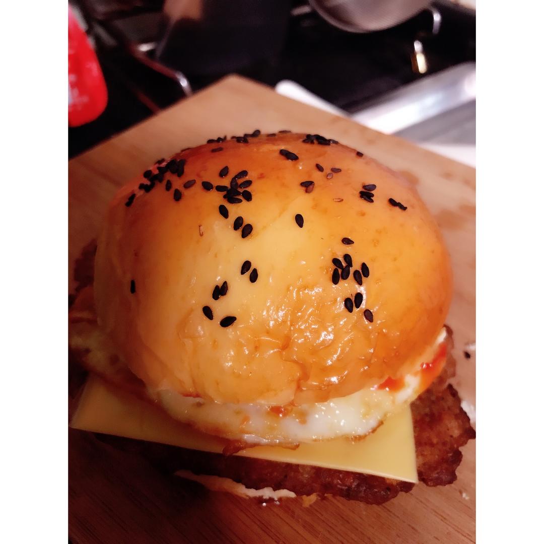 花生霸王双层汉堡-KFC新款