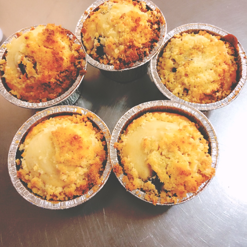 蓝莓酸奶酥粒麦芬