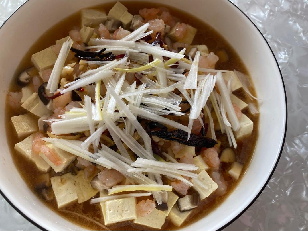 豆腐香菇蒸虾仁