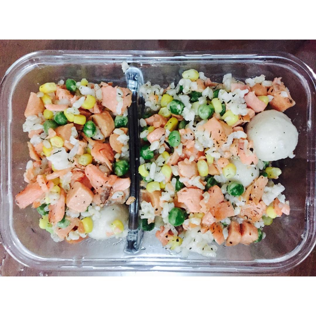 三文鱼炒饭