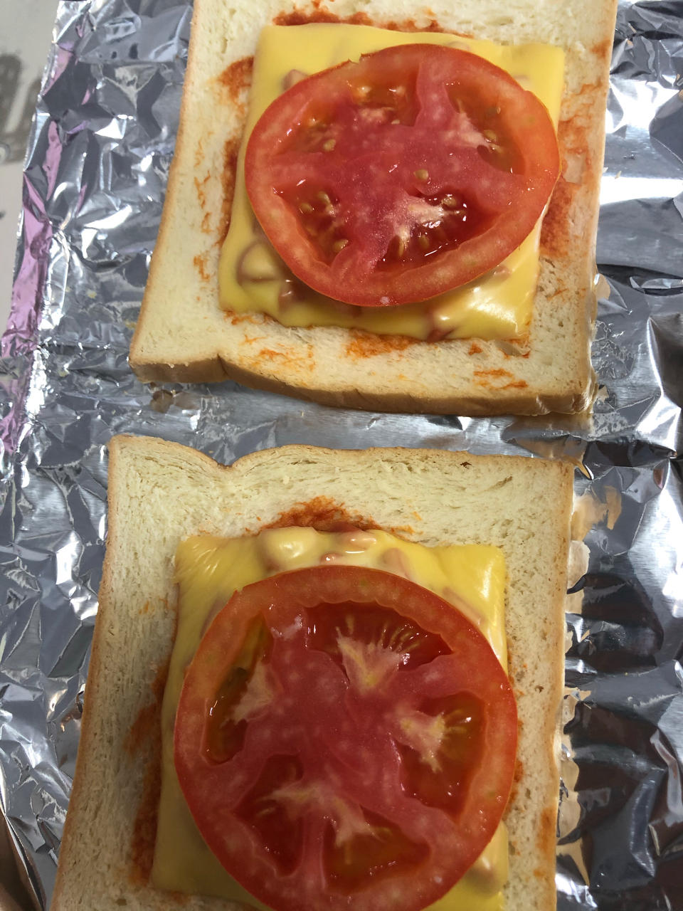 早餐快手面包片披萨