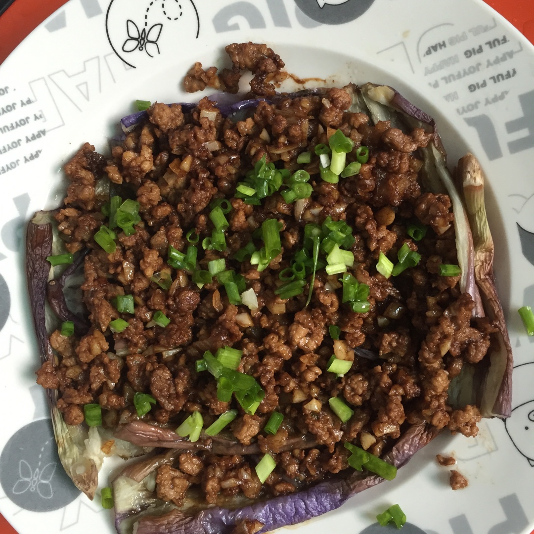 【微波炉烤茄子】