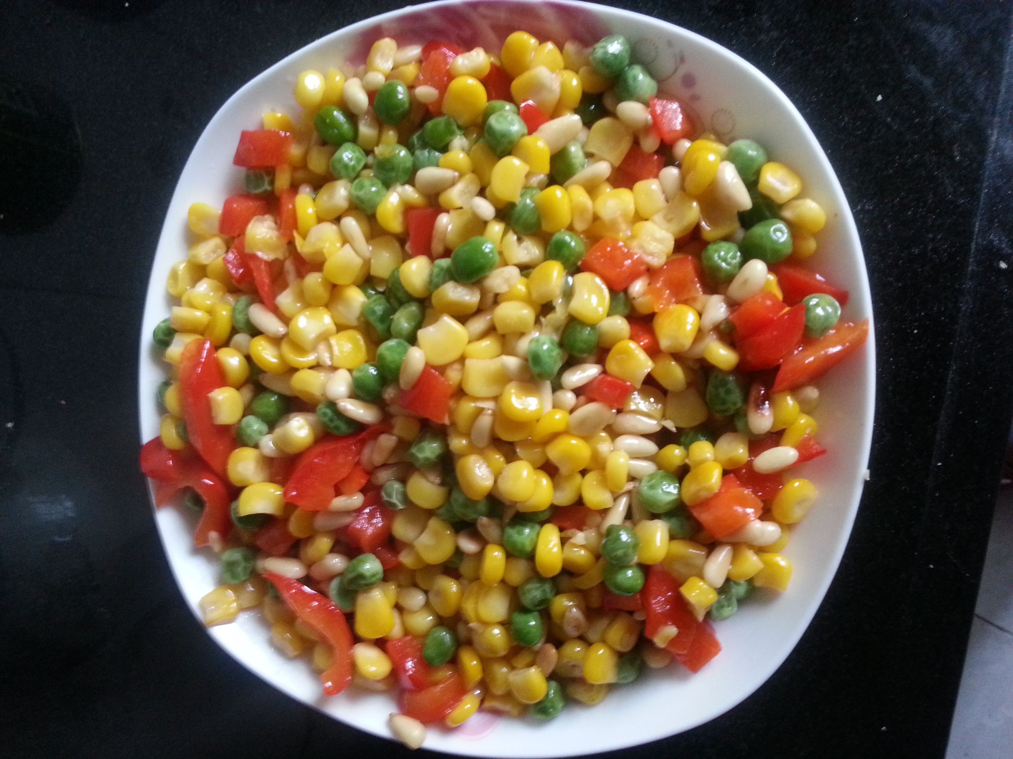 scorpins做的香甜松仁玉米粒