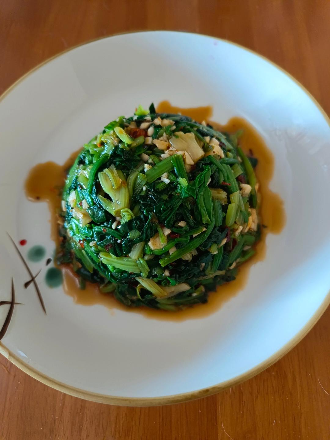凉拌菠菜