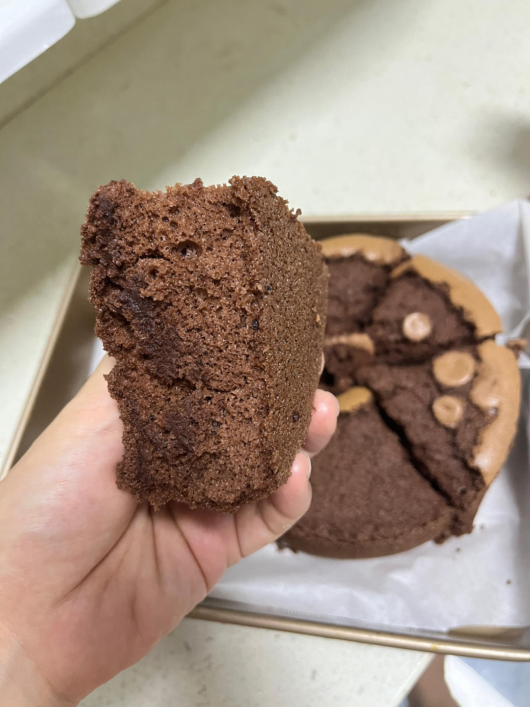 可可戚风蛋糕（八寸）